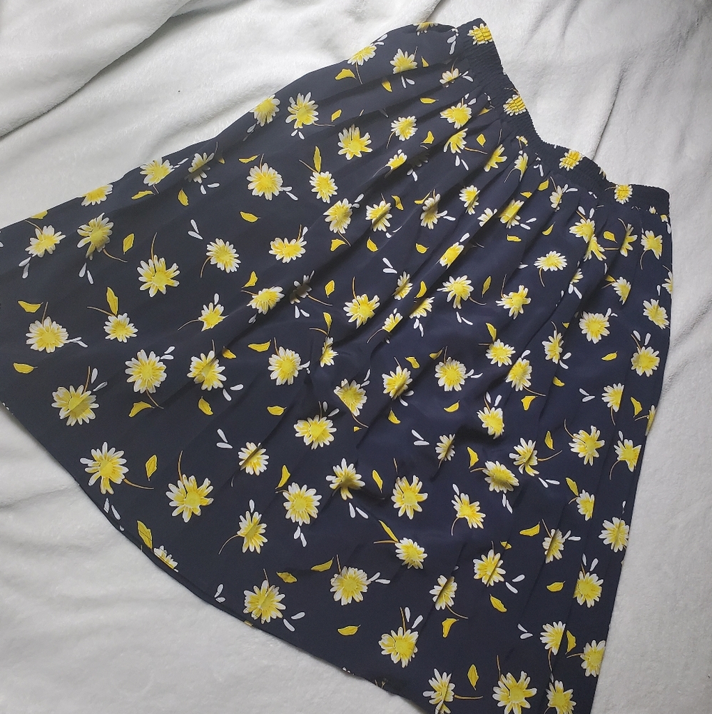 Long Sunflower Skirt